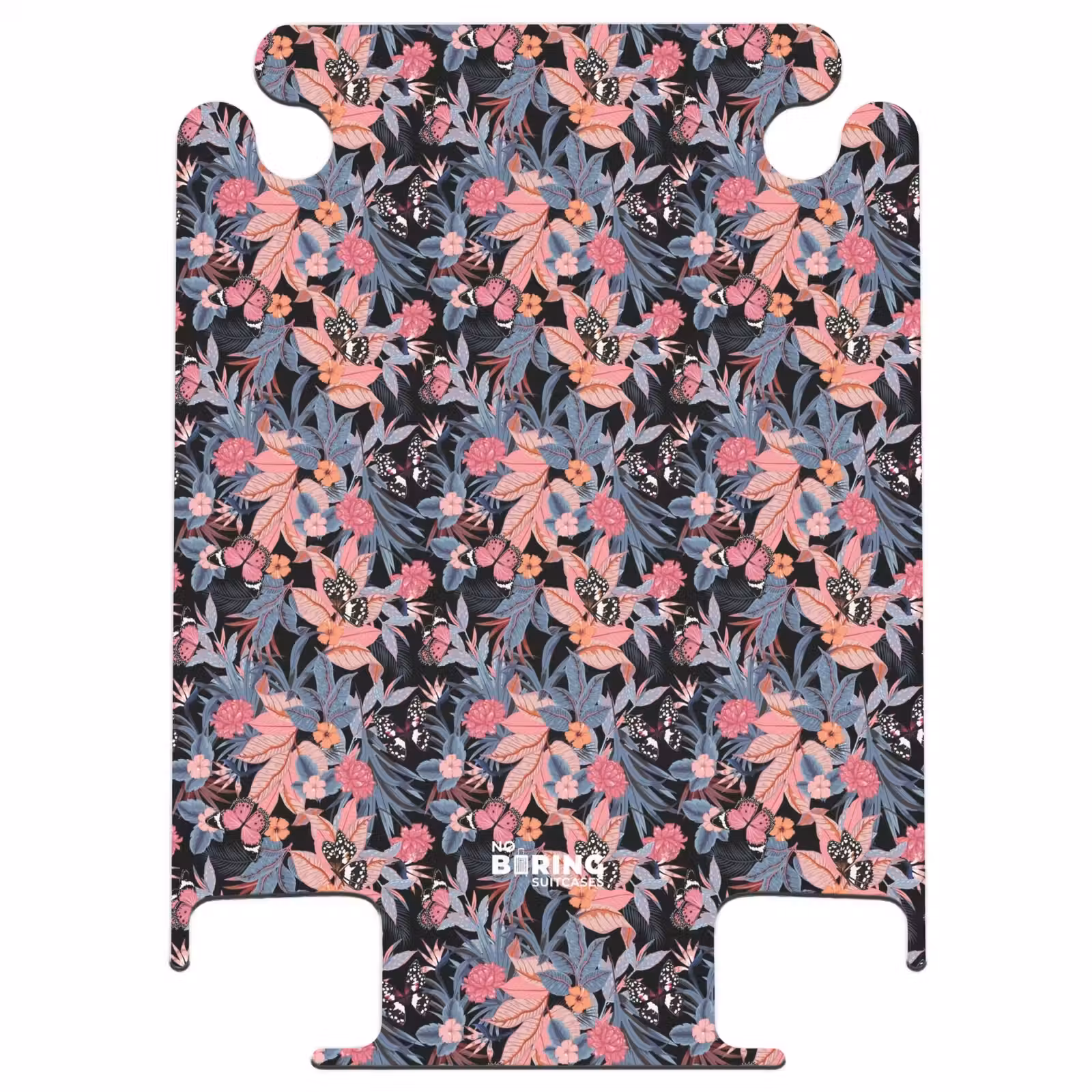 CaseSwap™ - Tropical butterfly pattern pink blue — 1