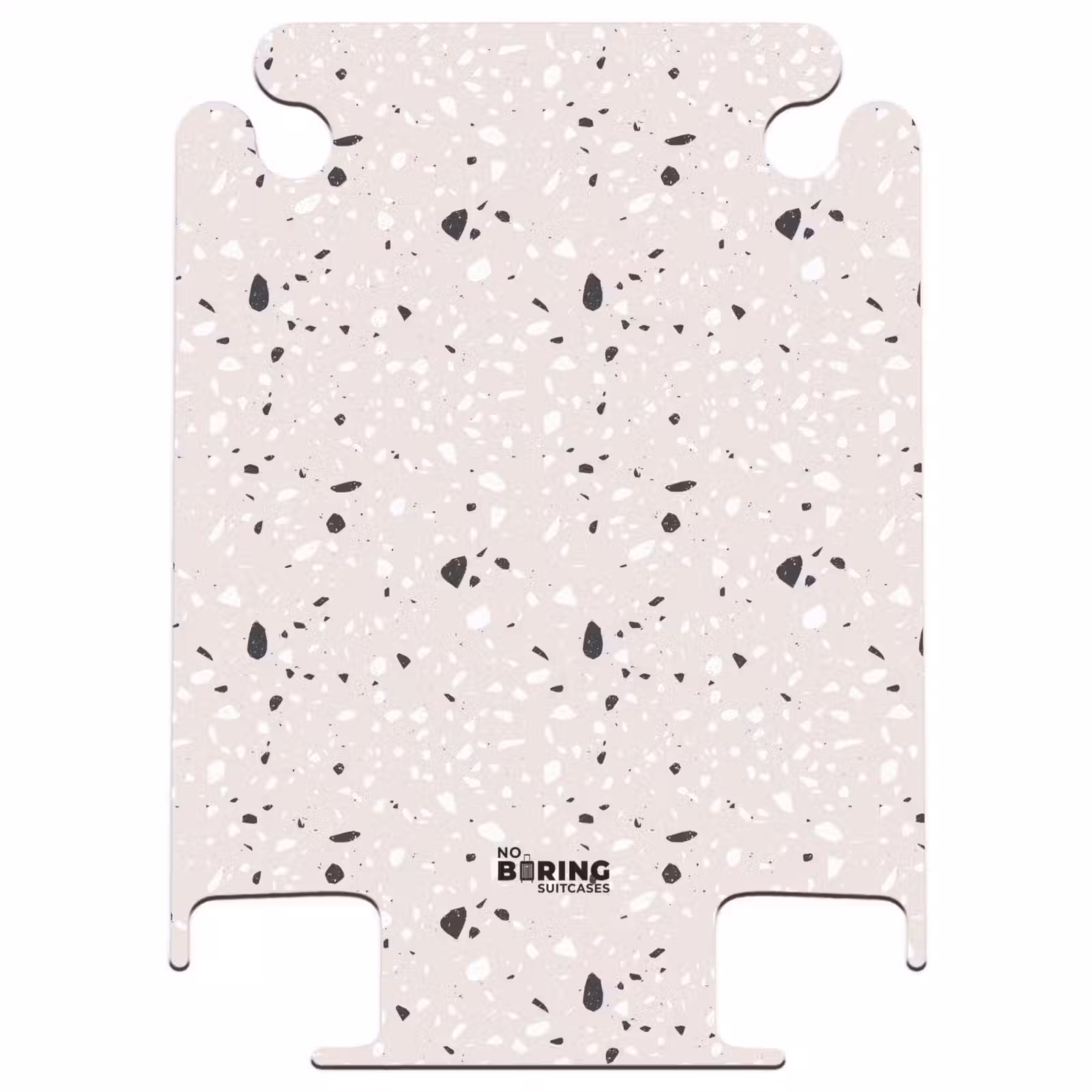 CaseSwap - Terrazzo pattern beige with black and white — 1