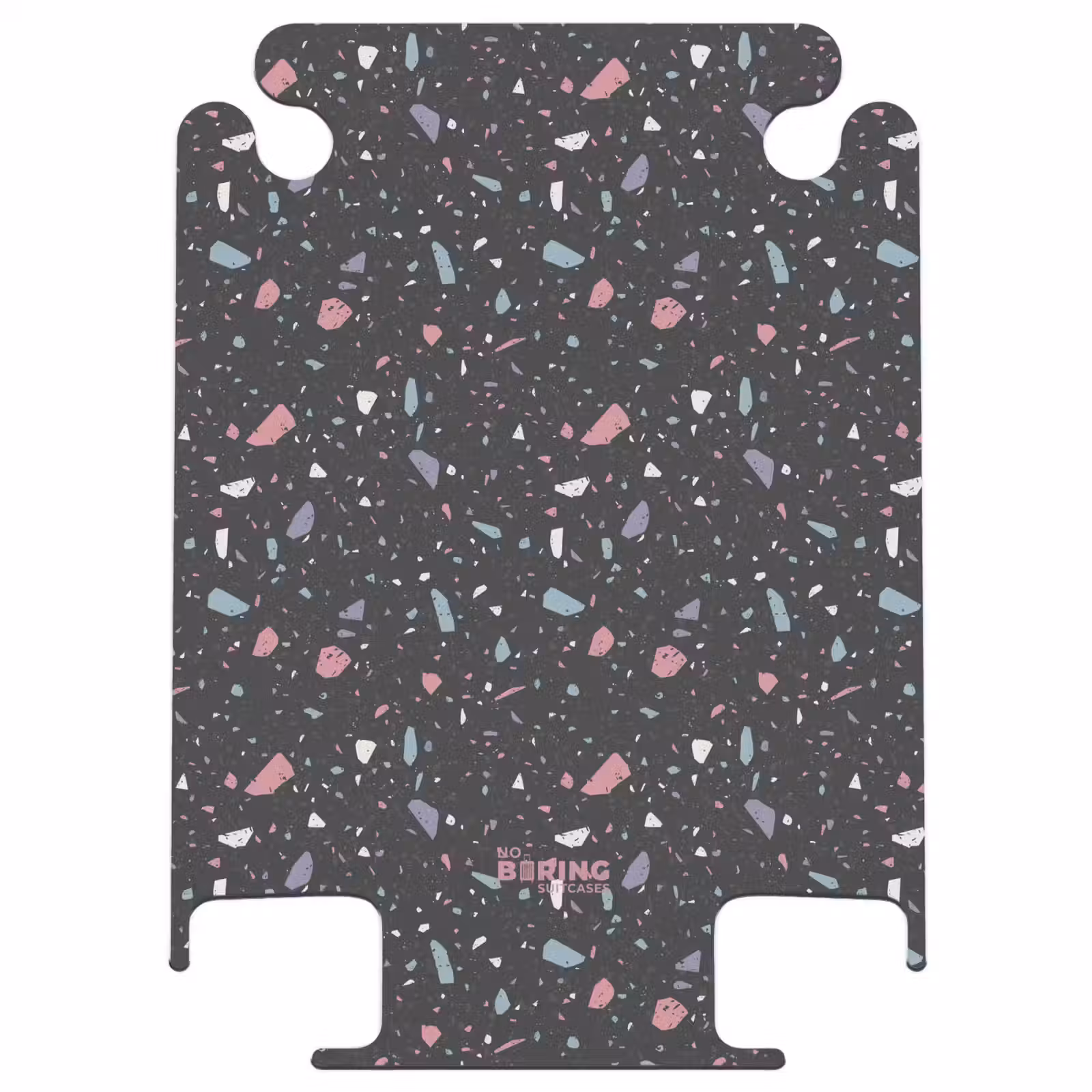 CaseSwap™ - Terrazzo pattern black with pastel — 1