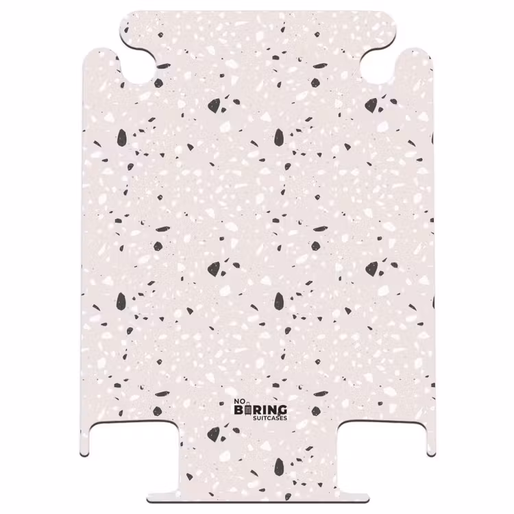 CaseSwap - Terrazzo pattern beige with black and white — 1