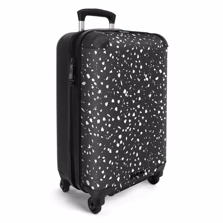 CaseSwap - Terrazzo pattern black and white — 2