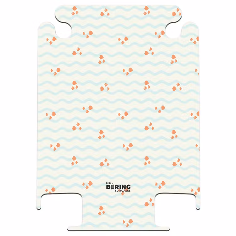 CaseSwap - Sea with fish pattern orange blue — 1
