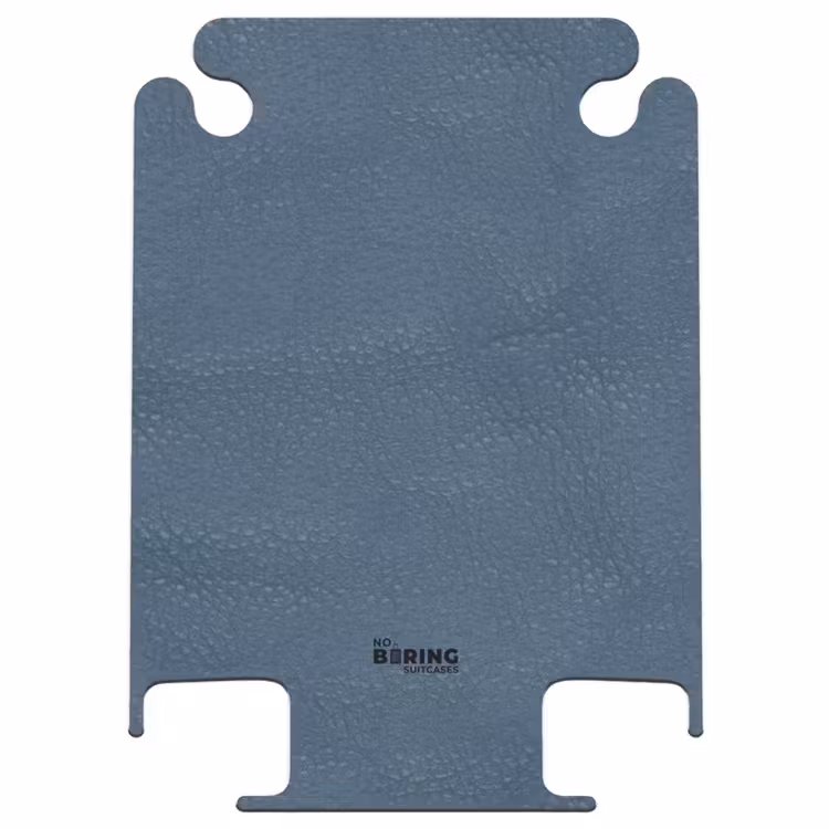 CaseSwap™ - Leather look gray blue — 1