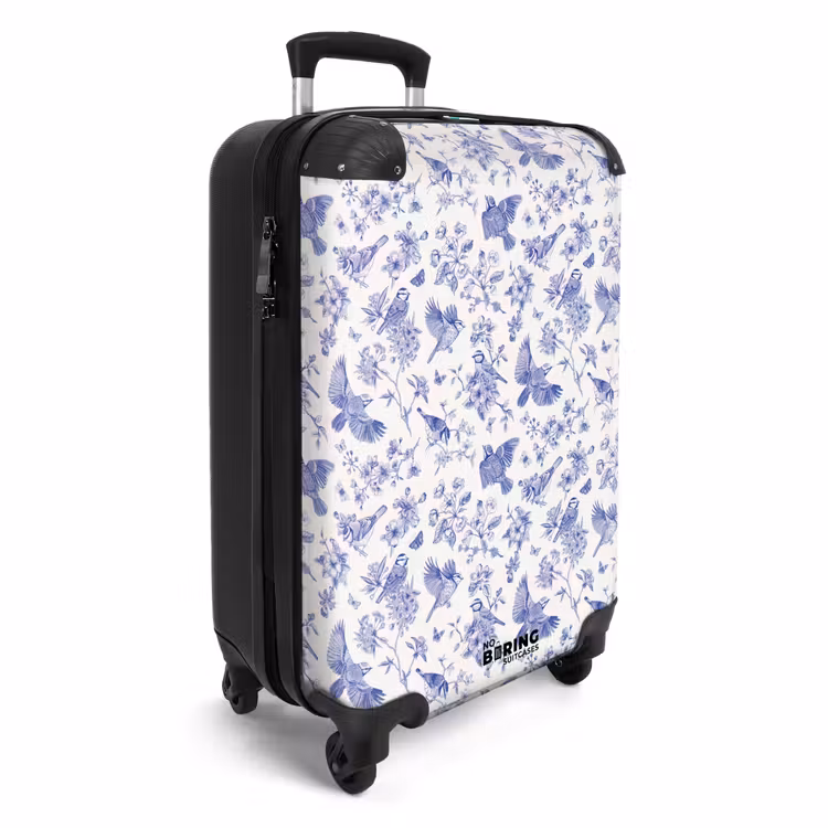 CaseSwap - Classic bird and flower pattern blue and white — 2