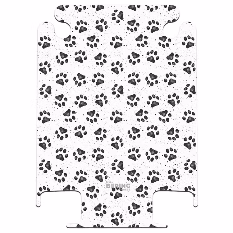 CaseSwap™ - Dog paw pattern black and white — 1