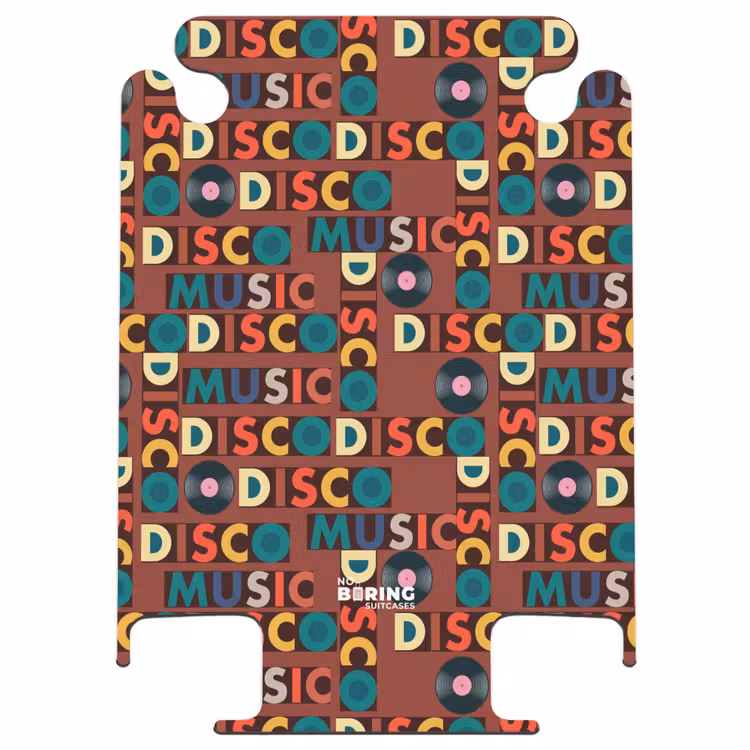 CaseSwap™ - Retro disco 70s text pattern colorful — 1