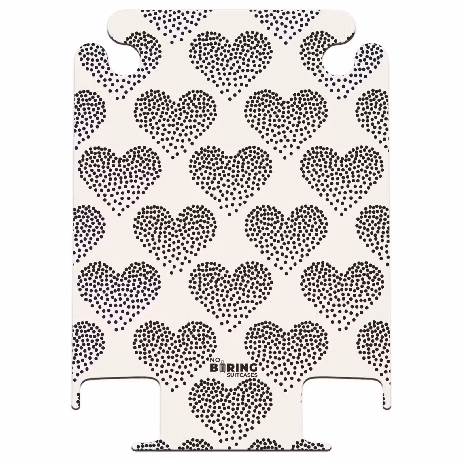 CaseSwap™ - Valentine dots heart pattern black — 1