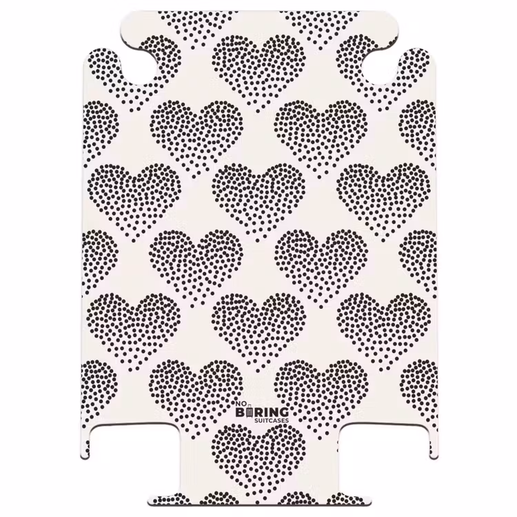 CaseSwap™ - Valentine dots heart pattern black — 1