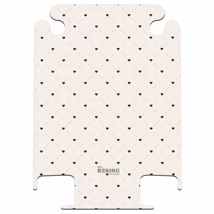 CaseSwap™ - Valentine dots with hearts pattern black — 1