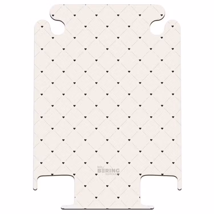 CaseSwap - Valentine heart plaid pattern black and white — 1