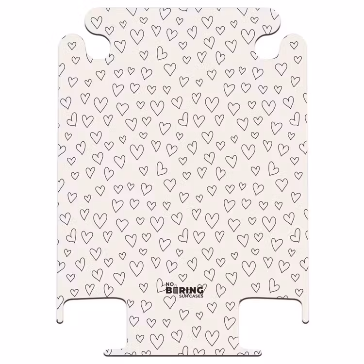 CaseSwap - Valentine heart rain pattern black — 1