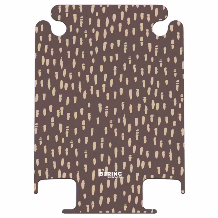 CaseSwap™ - Dark brown background with beige brushstrokes — 1