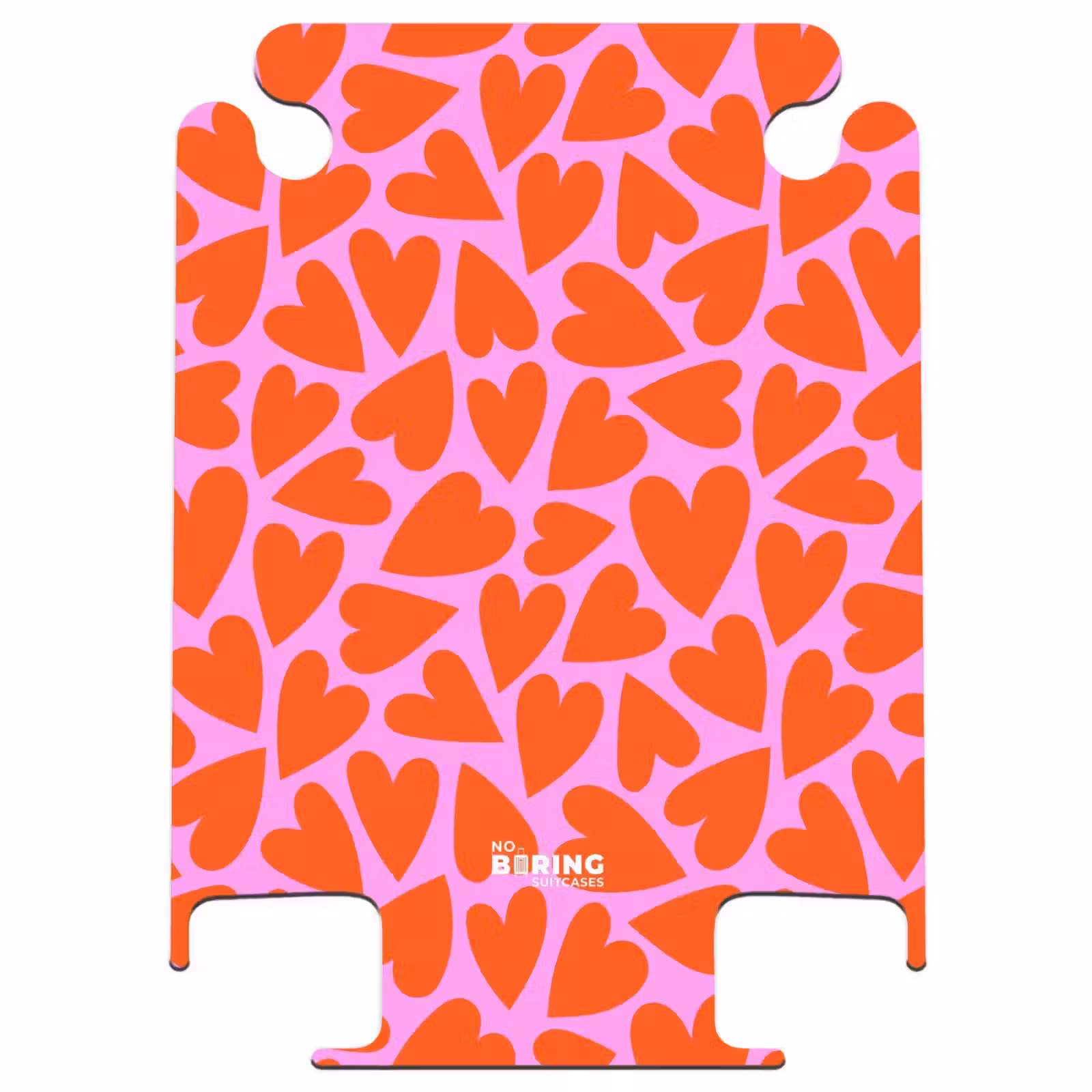 CaseSwap™ - Dense pattern of red hearts on pink background — 1