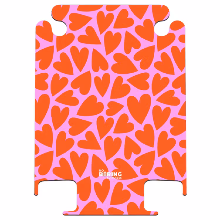 CaseSwap™ - Dense pattern of red hearts on pink background — 1