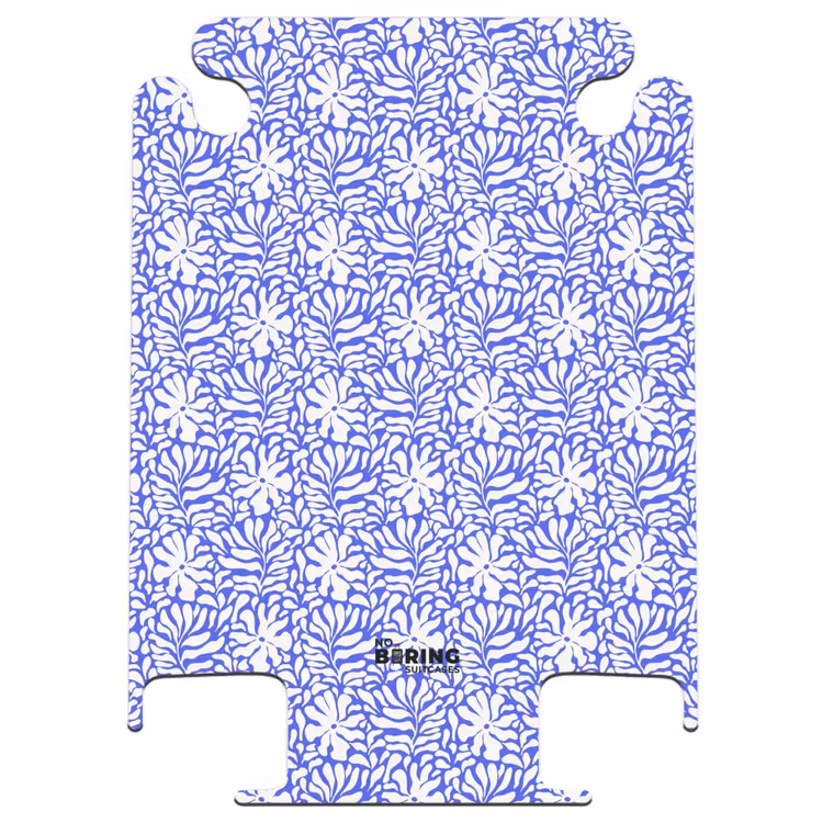 CaseSwap™ - Flowers and leaves on blue background — 1
