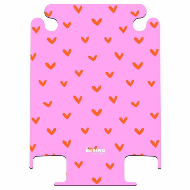 CaseSwap™ - Repeating heart pattern on pink background — 1