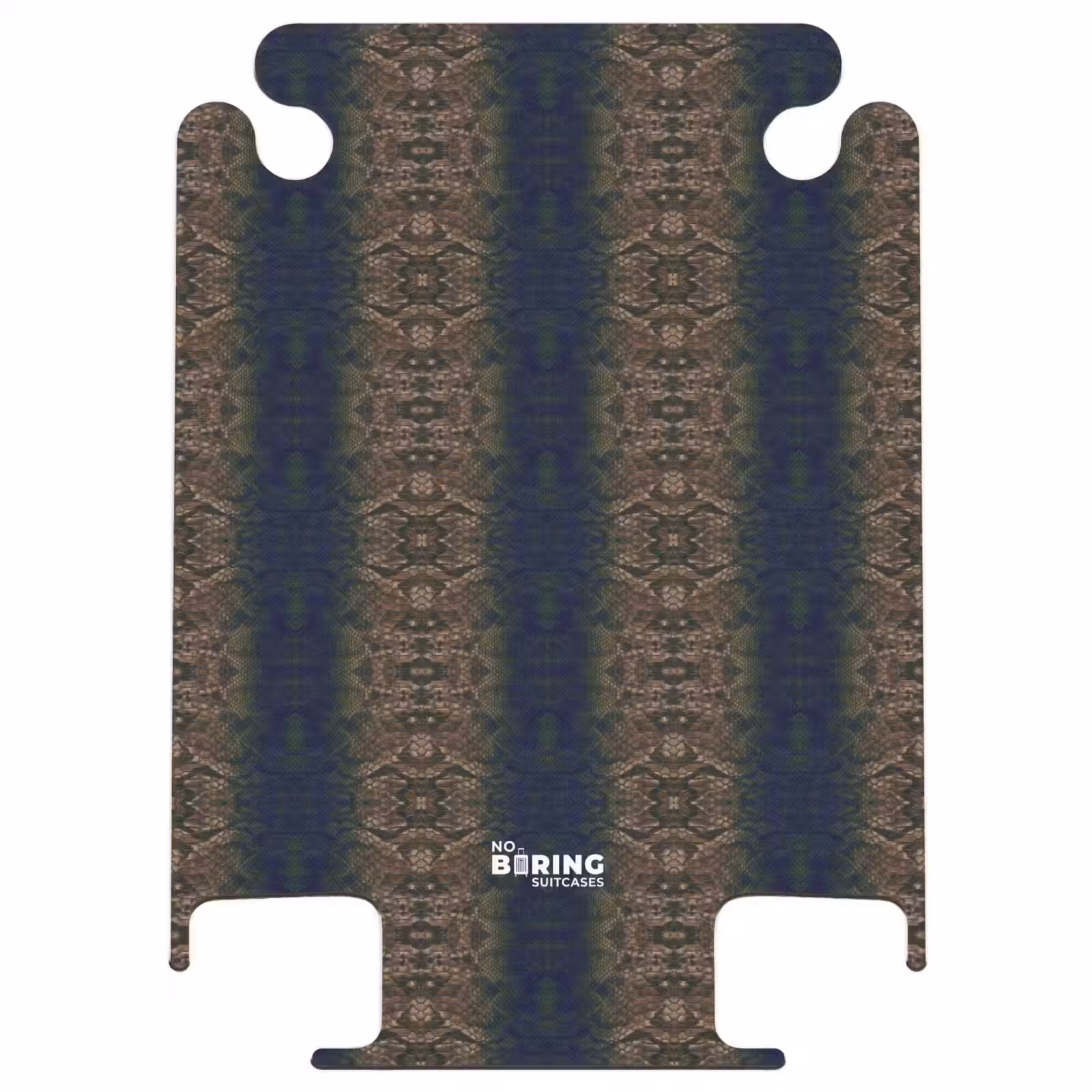 CaseSwap™ - Brown-blue snakeskin with symmetrical scale structure — 1