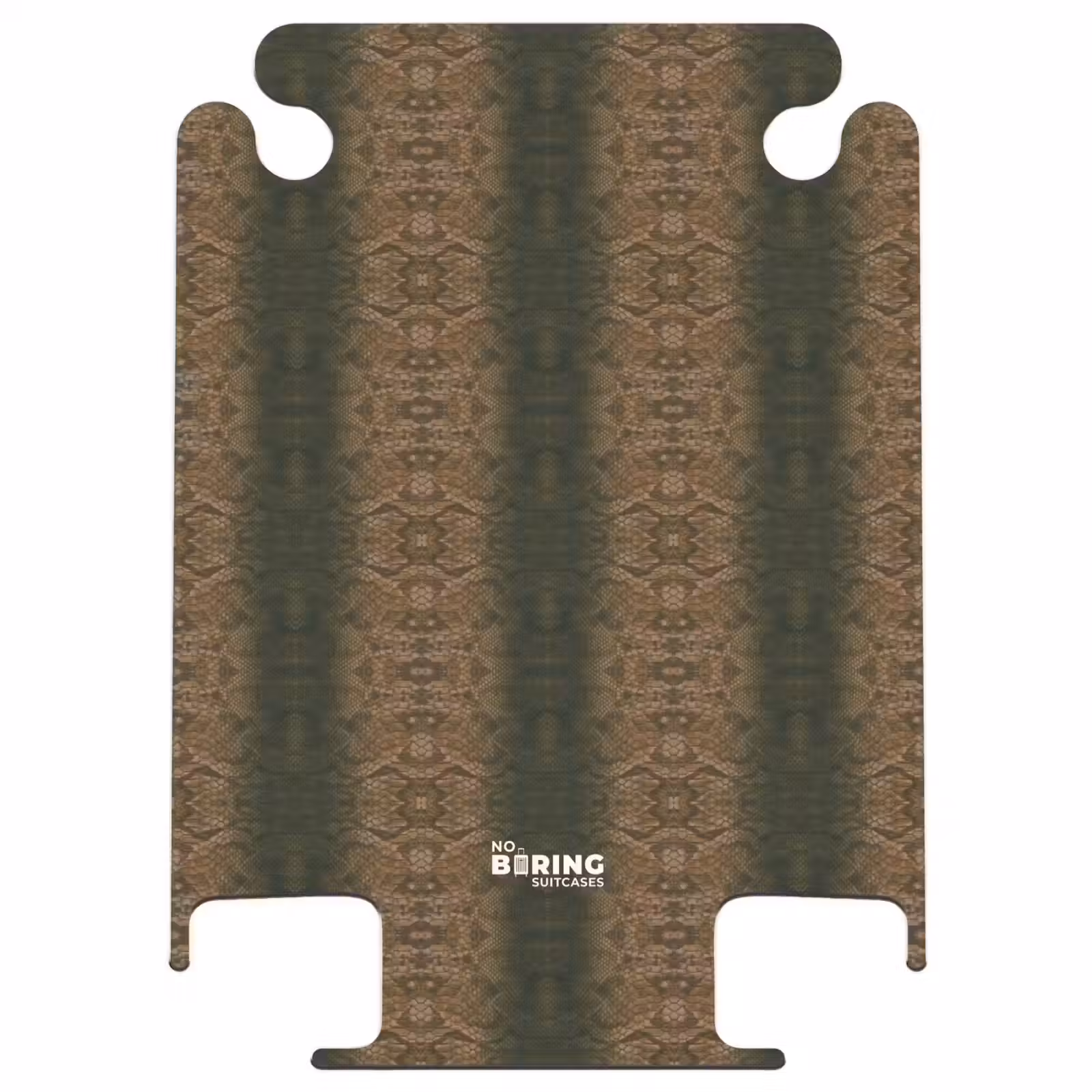 CaseSwap™ - Brown snakeskin with symmetrical scale structure — 1