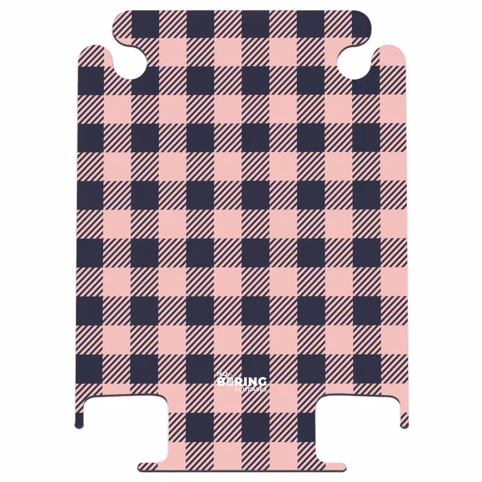 CaseSwap - Checkered checkerboard pattern in pink and black — 1