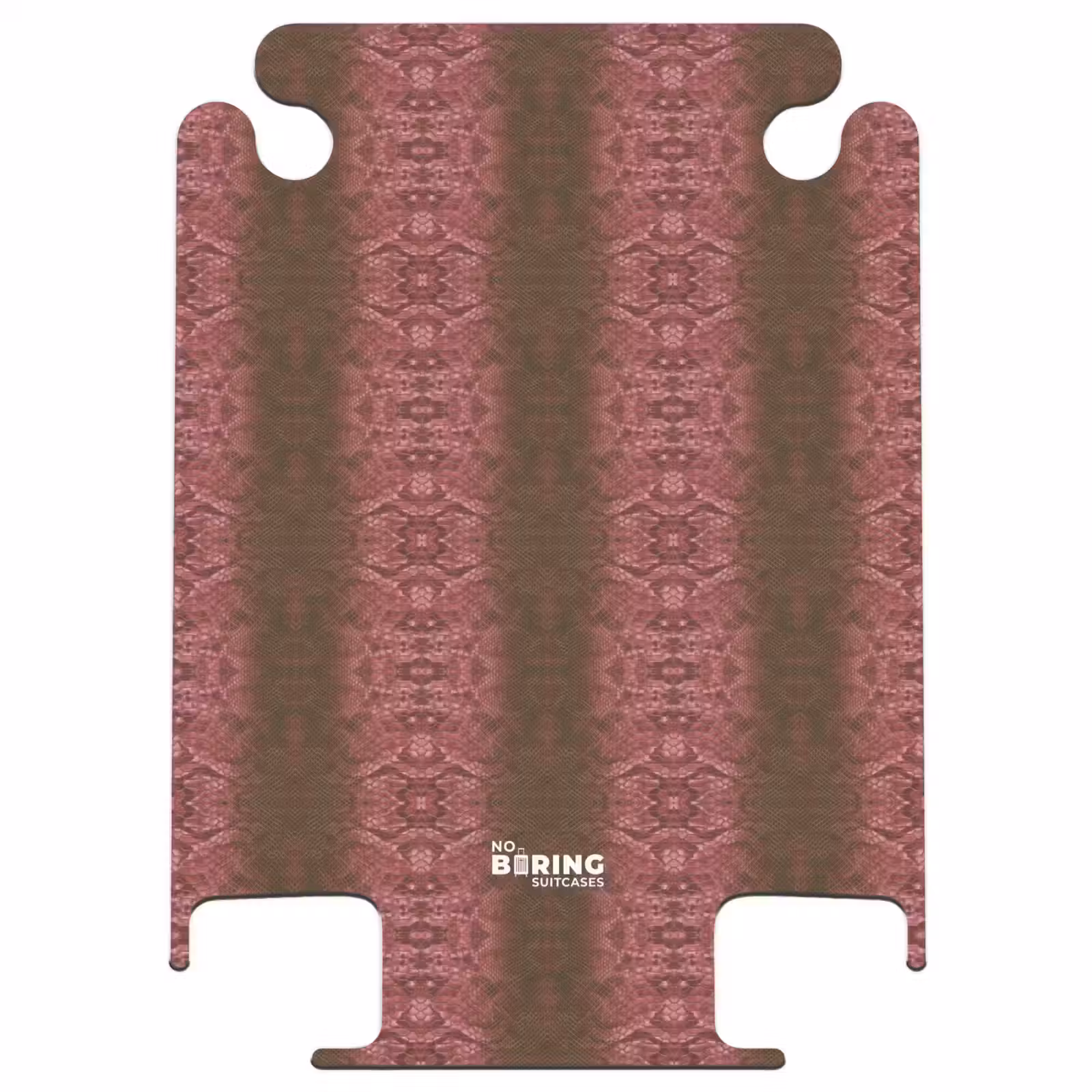 CaseSwap™ - Red-brown snakeskin with symmetrical scale structure — 1