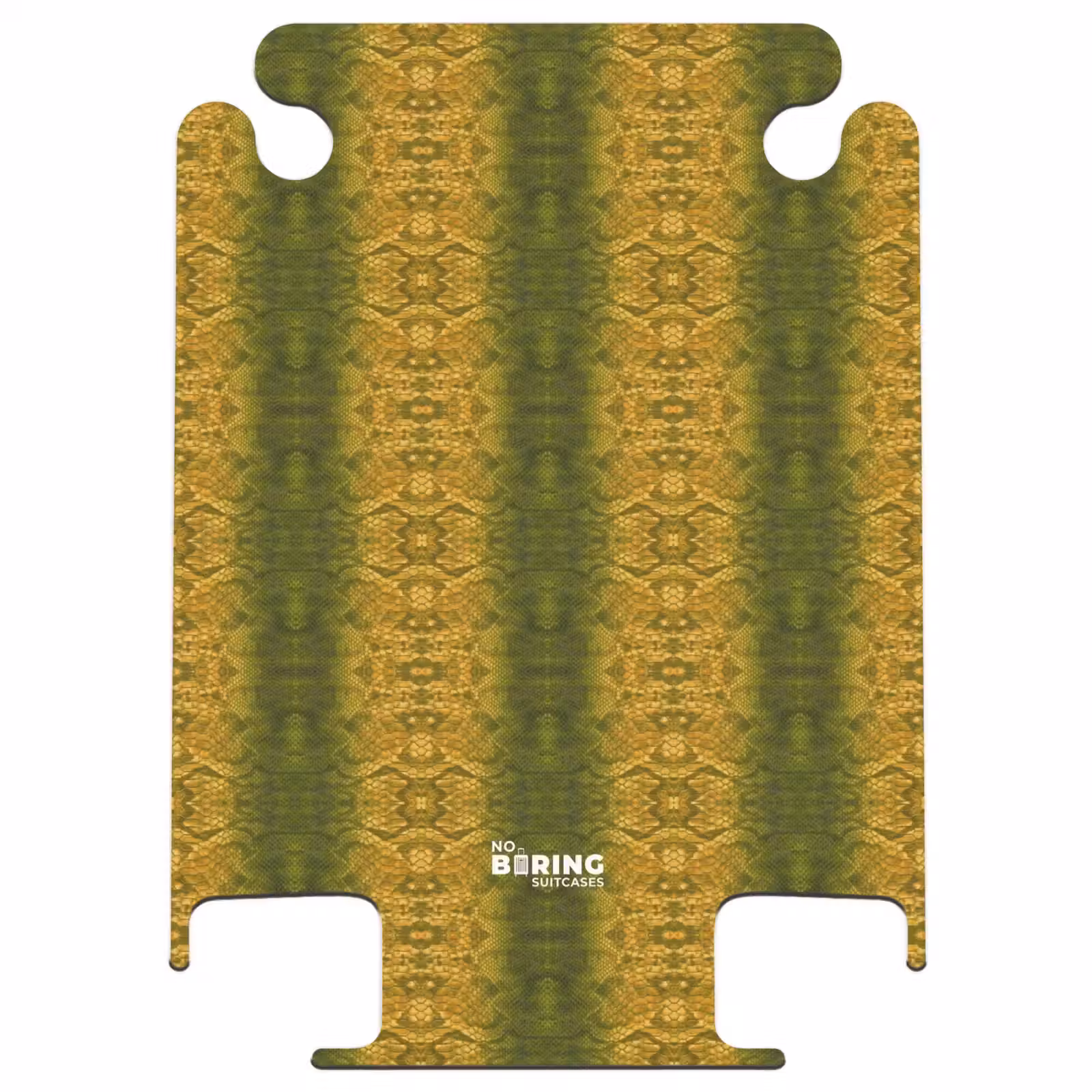 CaseSwap™ - Yellow-green snakeskin with symmetrical scale structure — 1