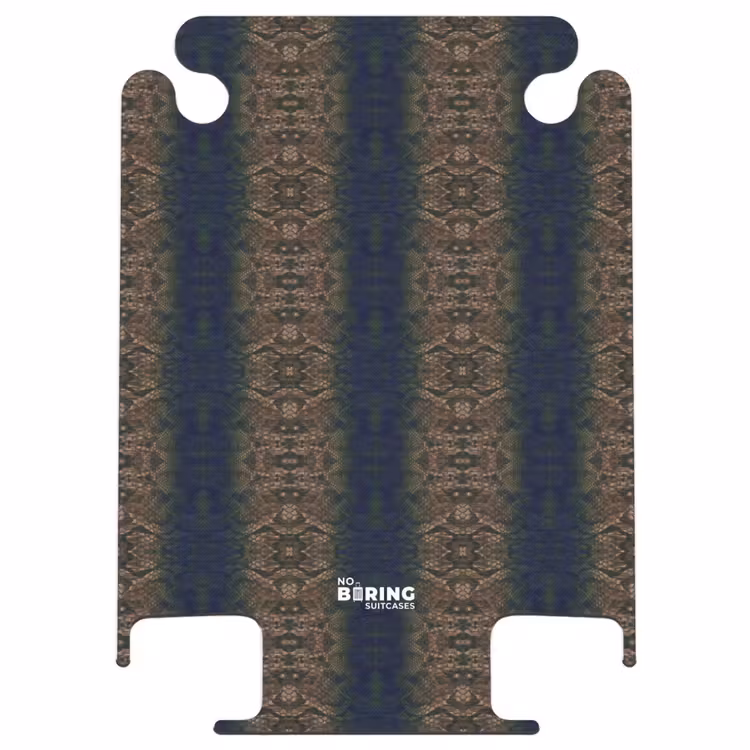 CaseSwap™ - Brown-blue snakeskin with symmetrical scale structure — 1