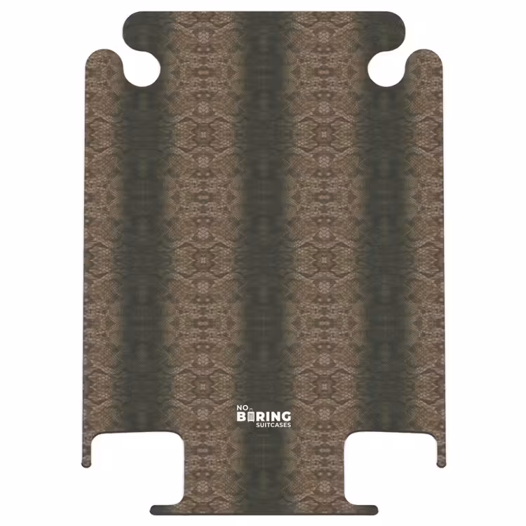 CaseSwap™ - Brown copper snakeskin with symmetrical scale structure — 1