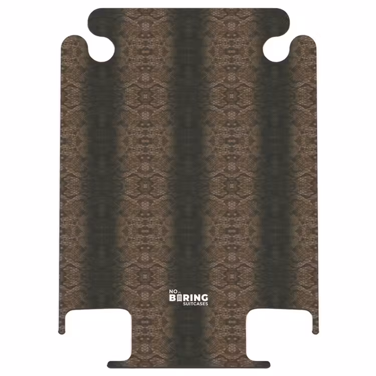 CaseSwap™ - Brown snakeskin with symmetrical scale structure — 1