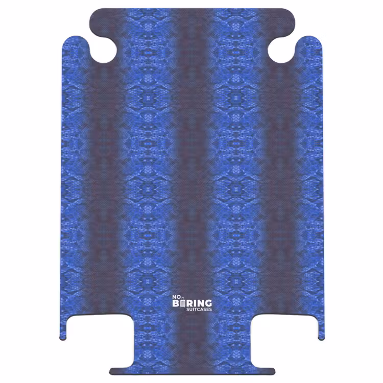 CaseSwap™ - Dark blue snakeskin with symmetrical scale structure — 1