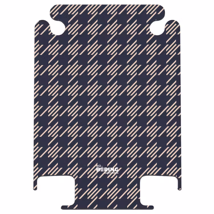 CaseSwap™ - Dark pied-de-poule pattern with diagonal stripe filling — 1