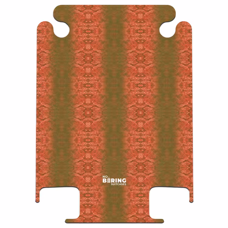 CaseSwap™ - Red green snakeskin with symmetrical scale structure — 1