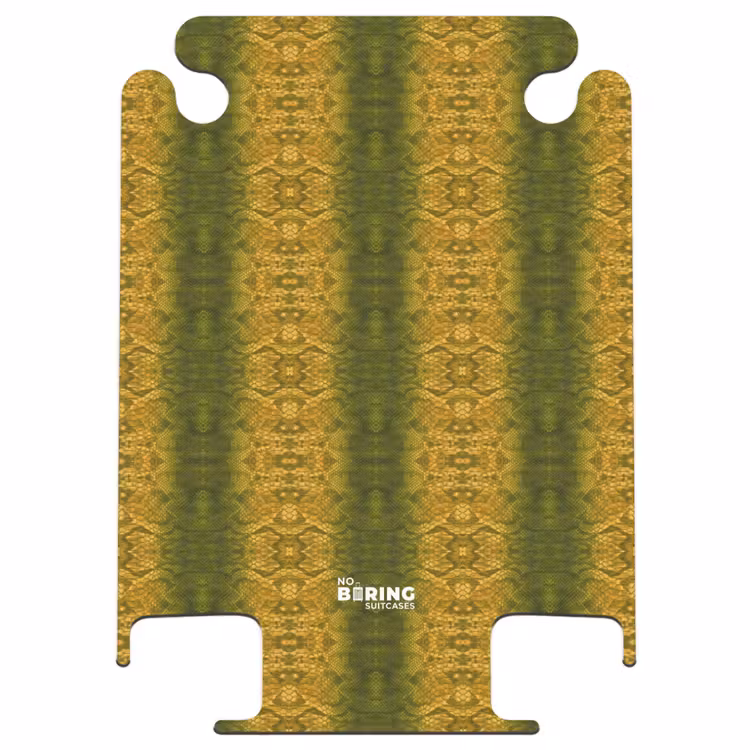 CaseSwap™ - Yellow-green snakeskin with symmetrical scale structure — 1