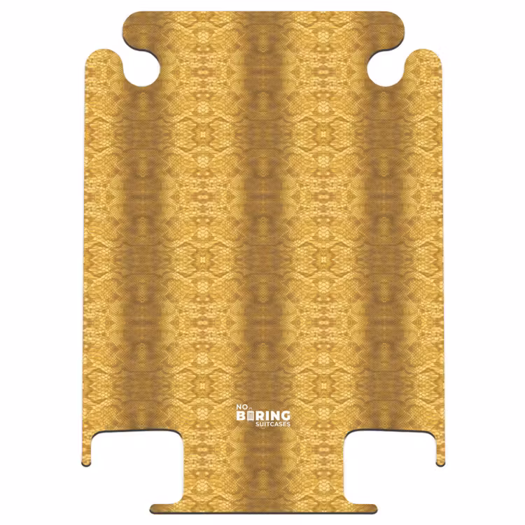 CaseSwap™ - Yellow snakeskin with symmetrical scale structure — 1