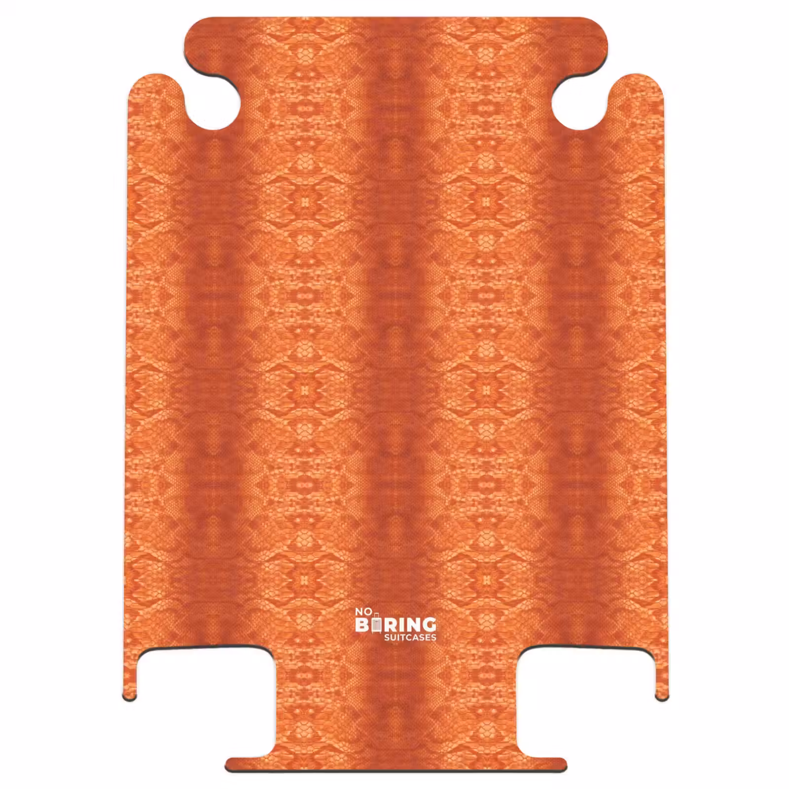 CaseSwap™ - Orange snakeskin with symmetrical scale structure — 1