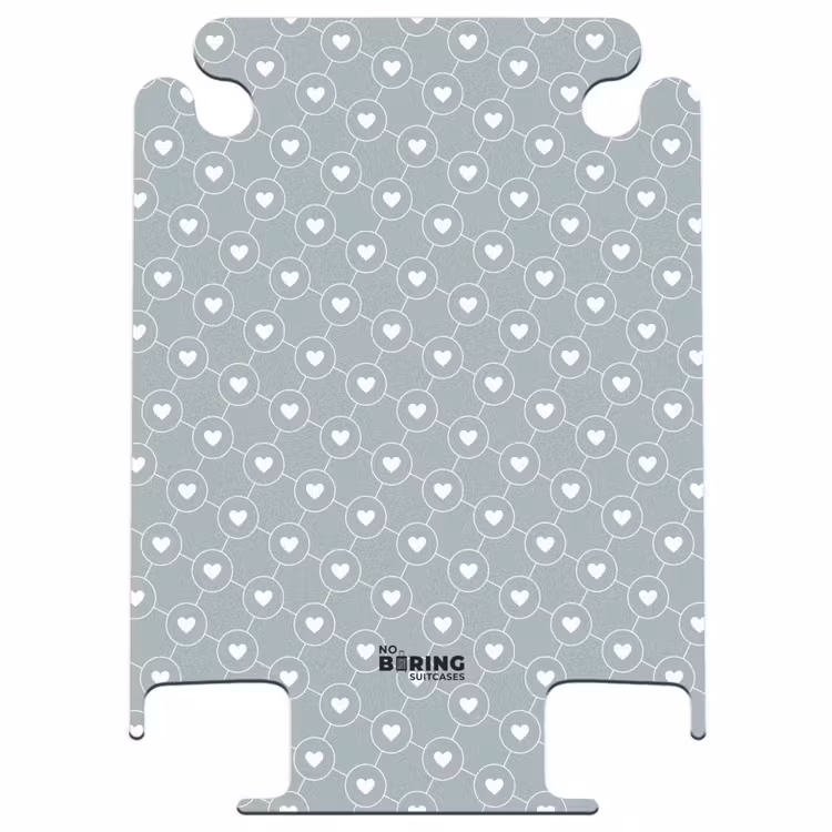 CaseSwap - Gray-green background with white hearts — 1