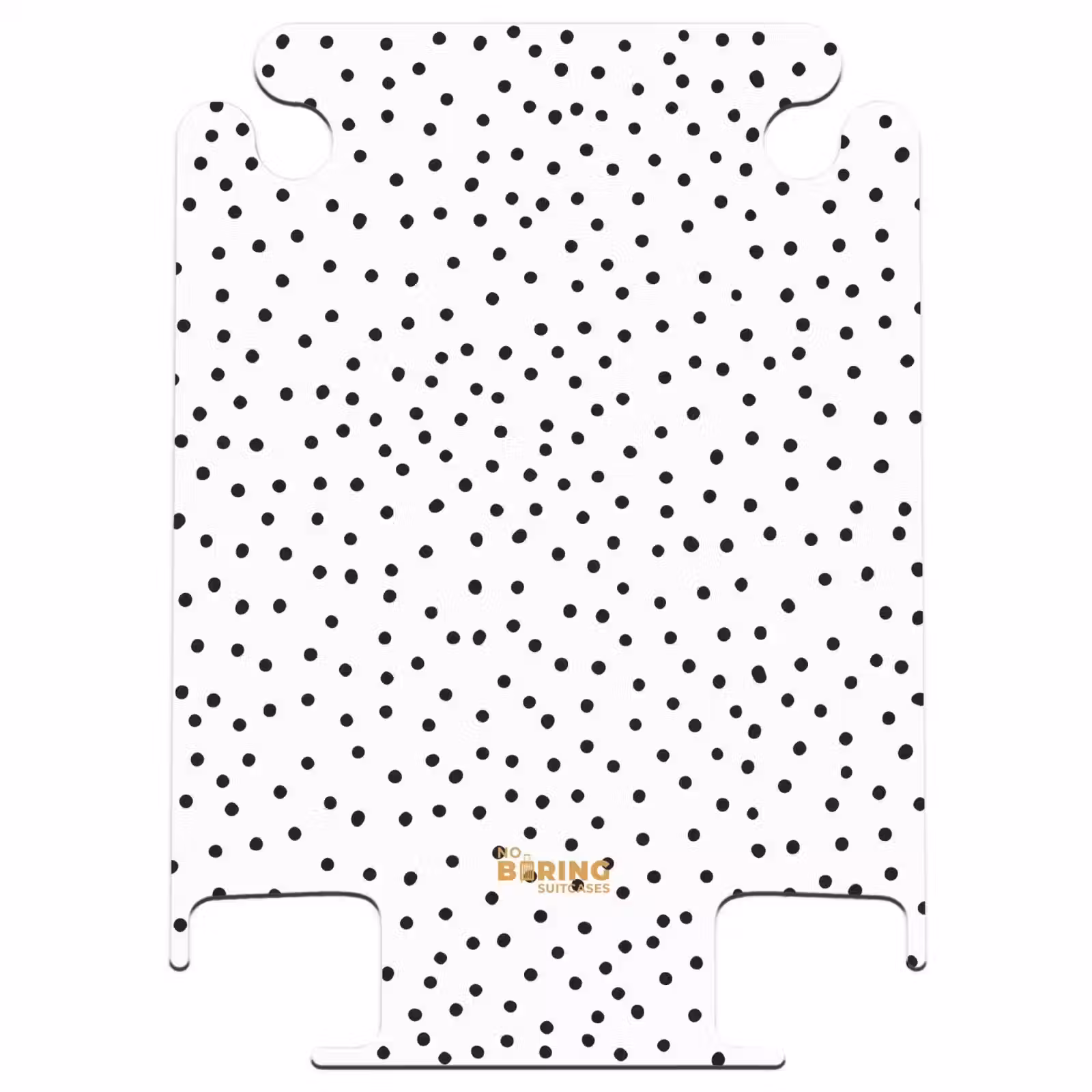 CaseSwap™ - Black dots rain over a white surface — 1