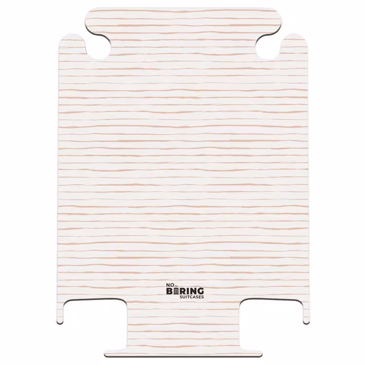 CaseSwap™ - Irregular terracotta lines on light beige ground — 1