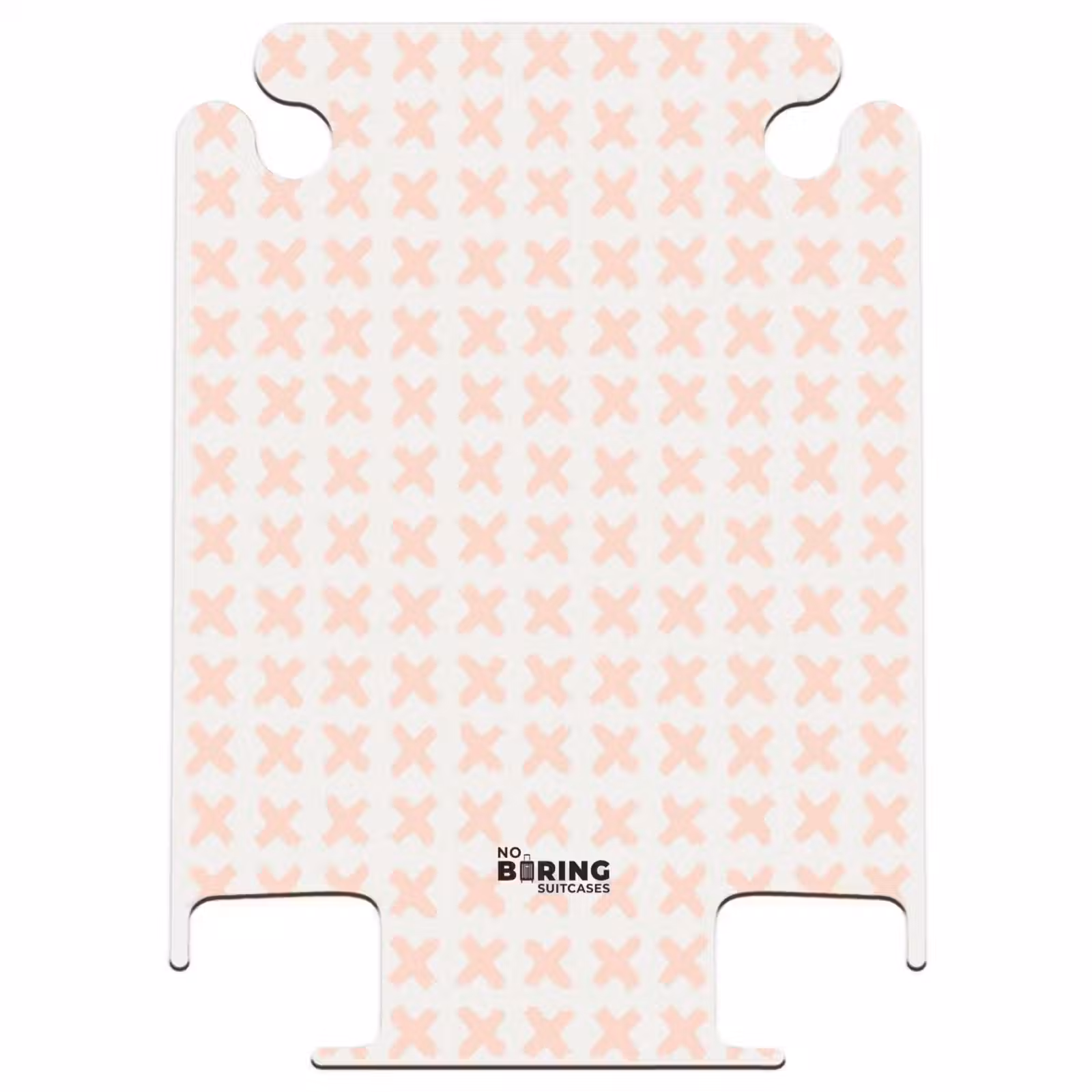 CaseSwap™ - Coral crosses on off-white — 1