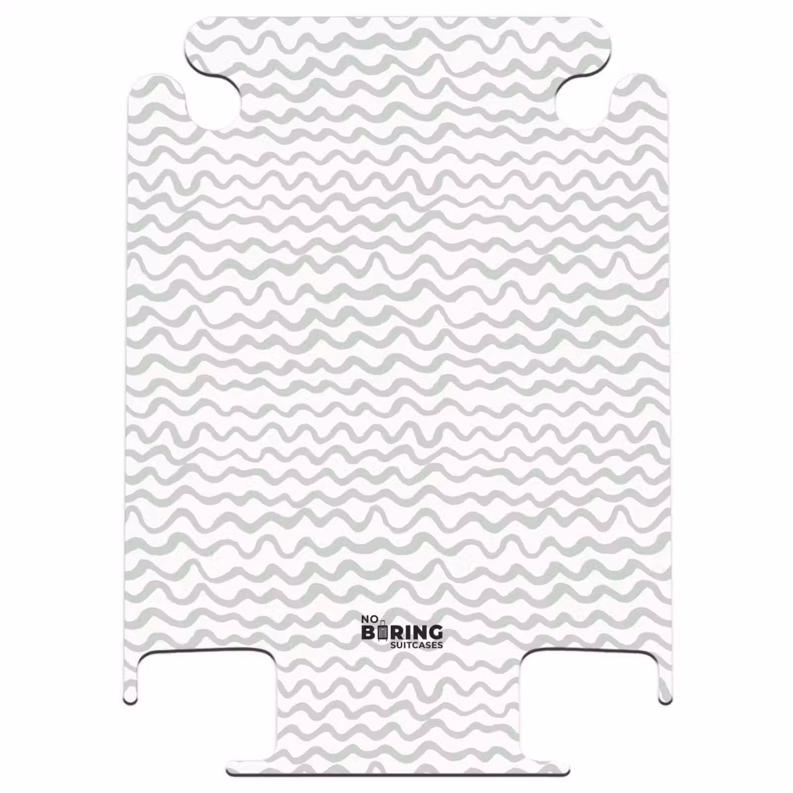 CaseSwap - Gray wavy lines on white — 1