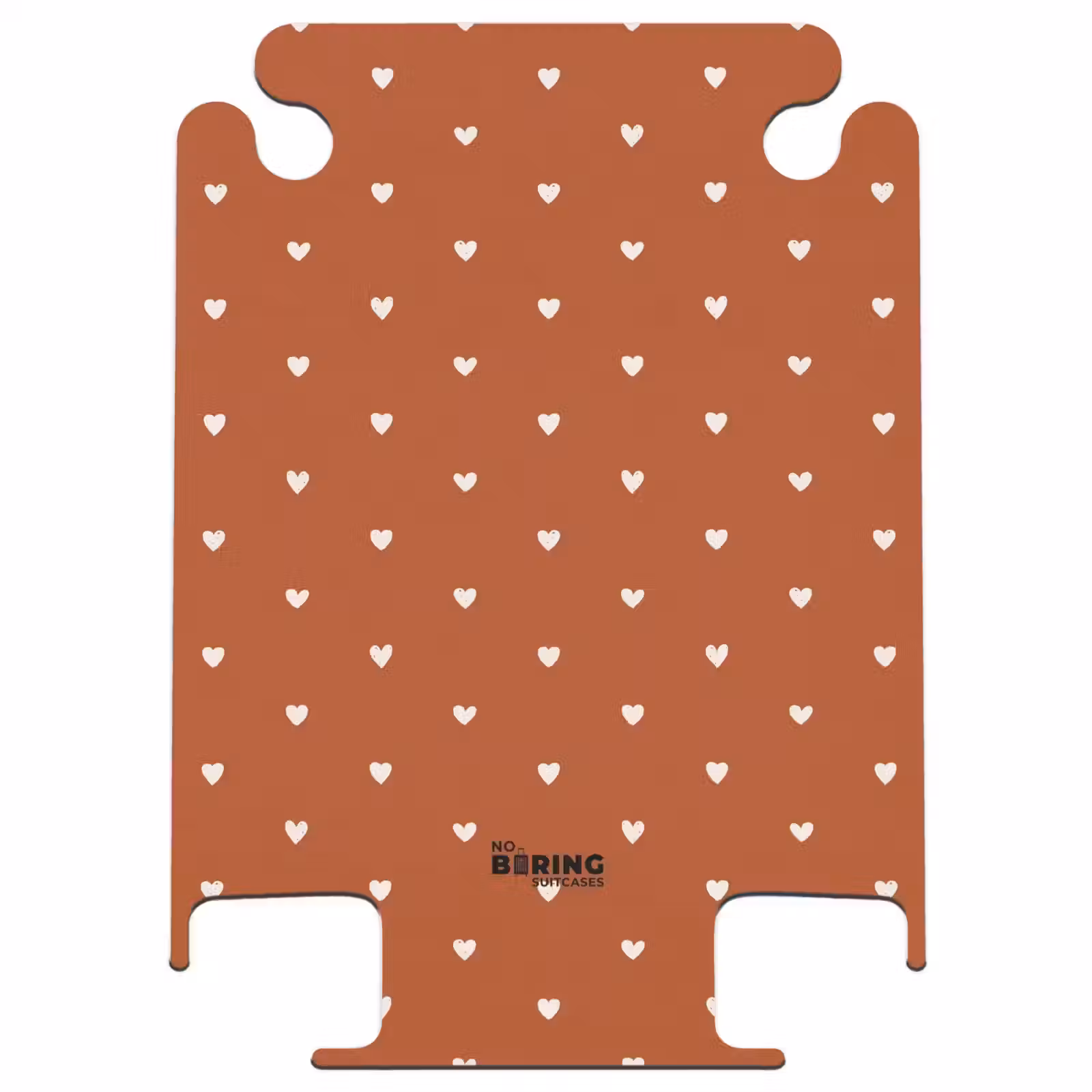 CaseSwap™ - White hearts on terracotta — 1