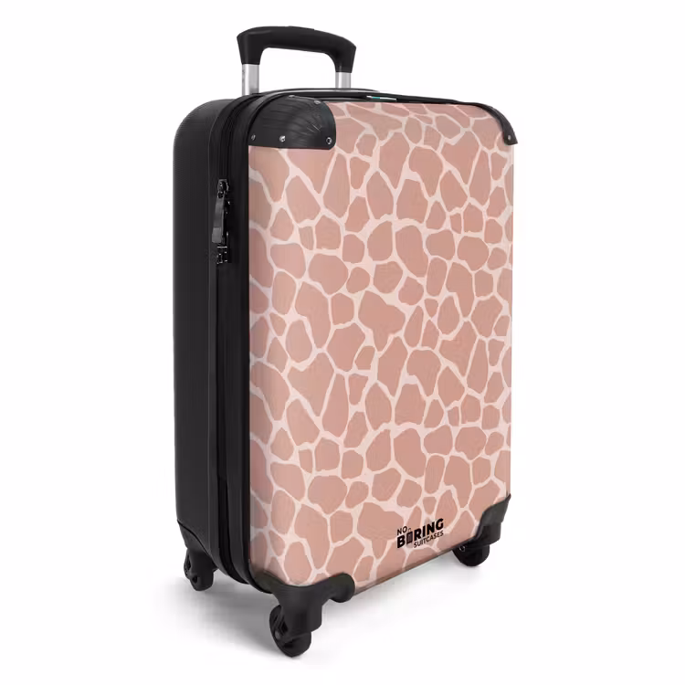 CaseSwap - Girraffen pattern on light pink — 2