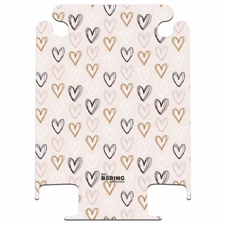 CaseSwap™ - Heart pattern in various colors on beige — 1