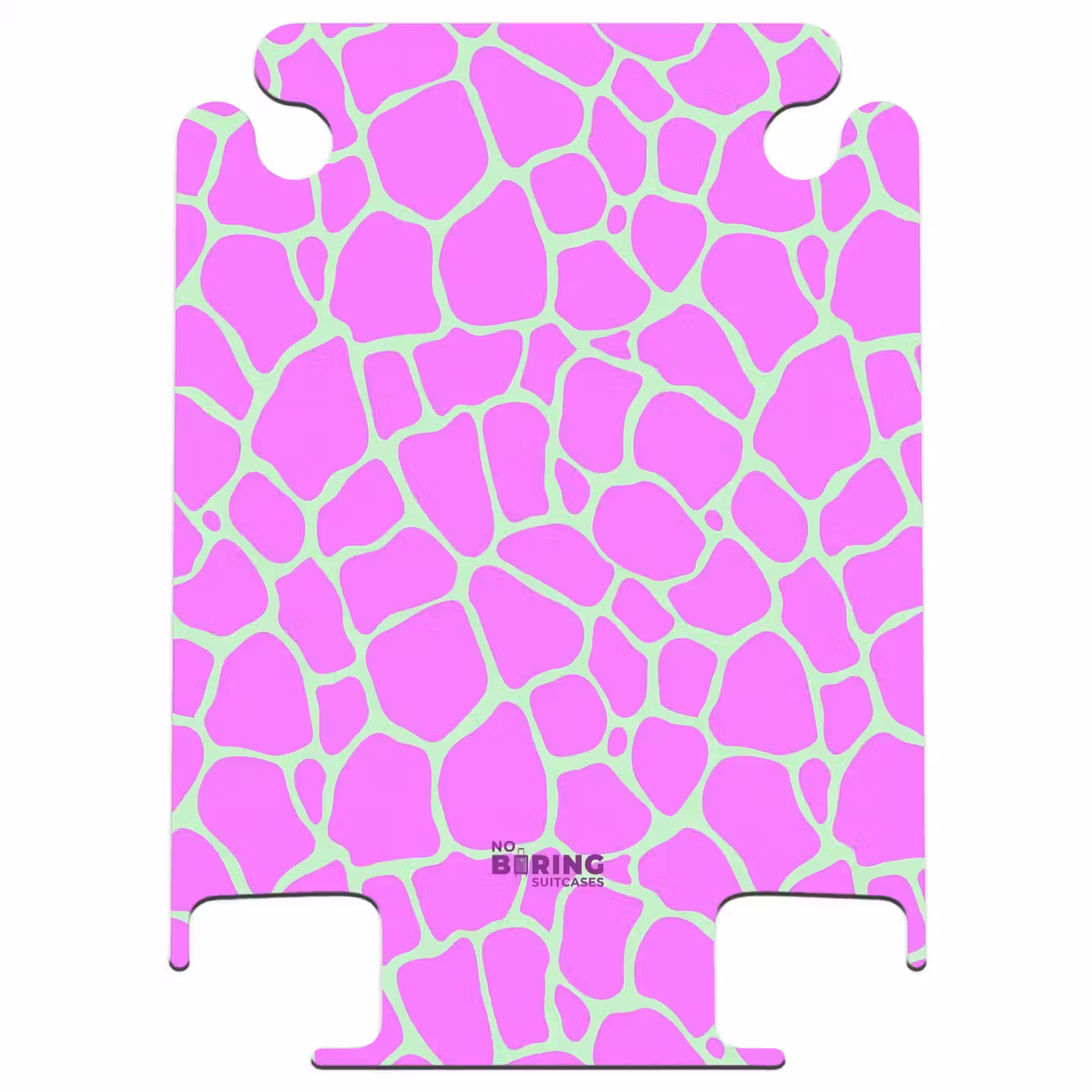 CaseSwap™ - Giraffe print in light green and purple — 1
