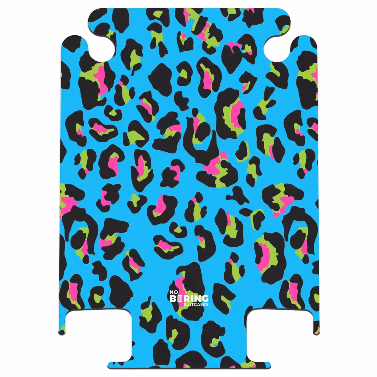 CaseSwap™ - Panther pattern in neon colors on blue background — 1