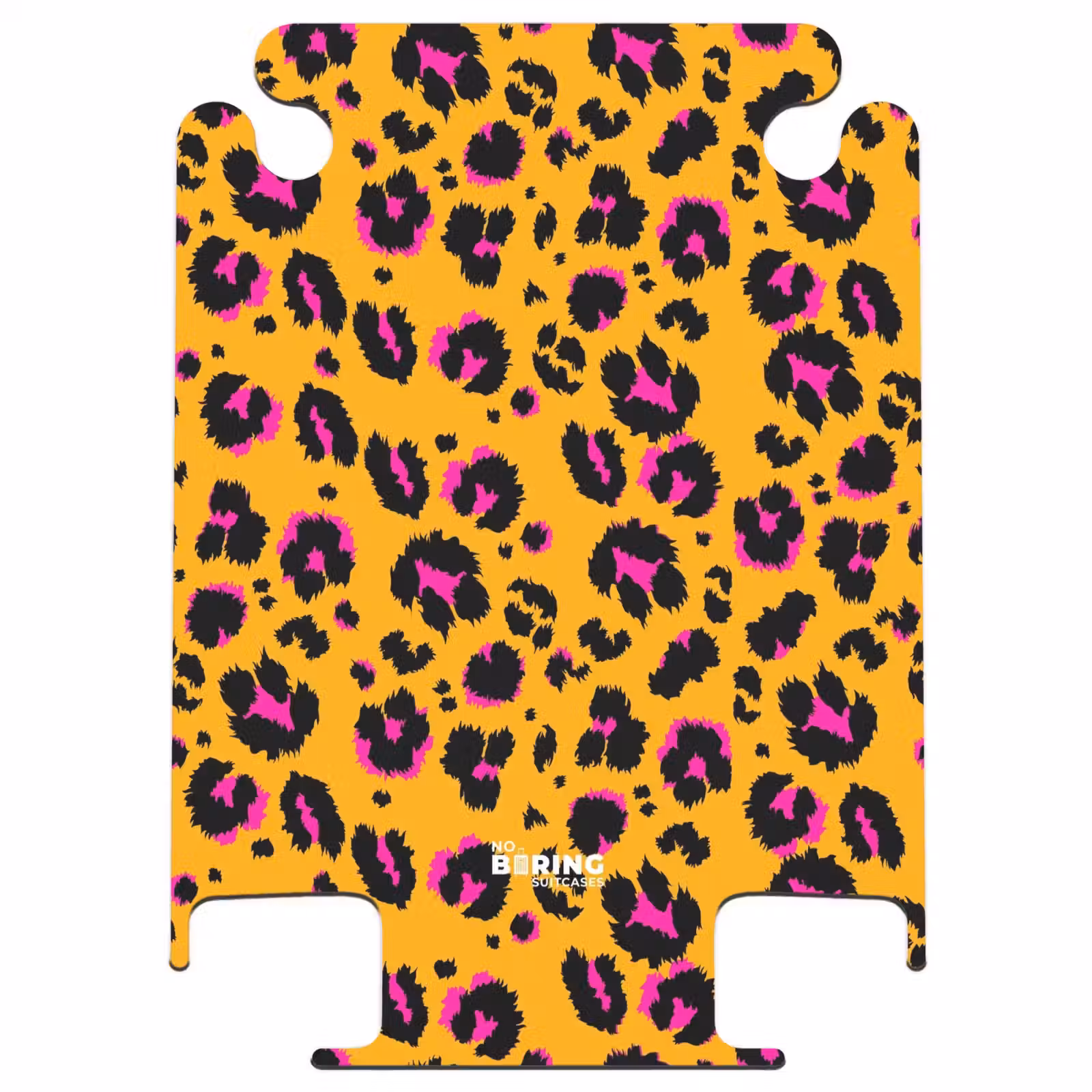 CaseSwap™ - Panther spots in black and pink on an orange background — 1