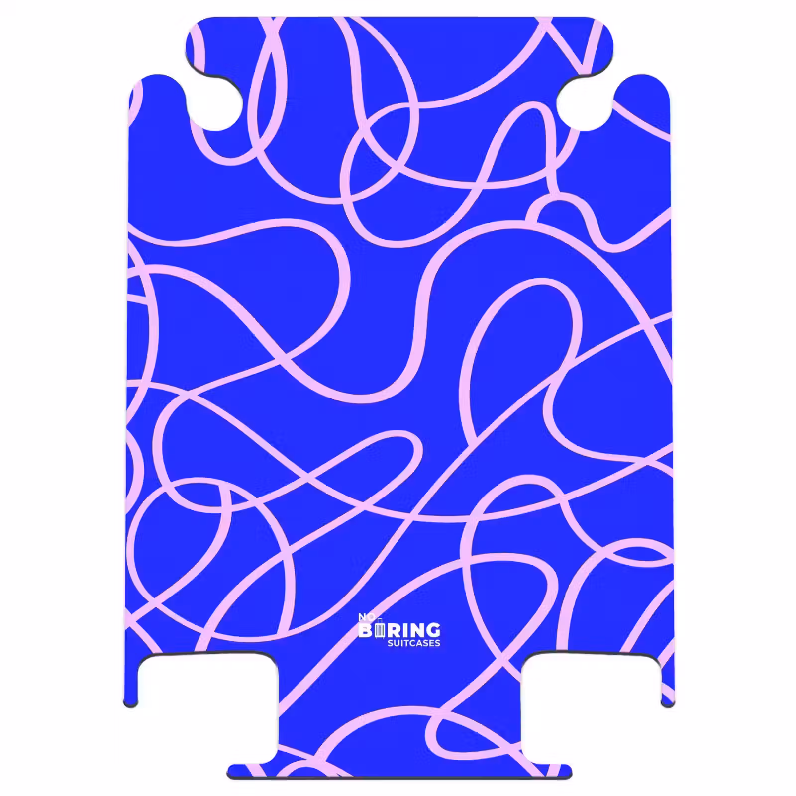 CaseSwap - Pink lines on cobalt blue — 1
