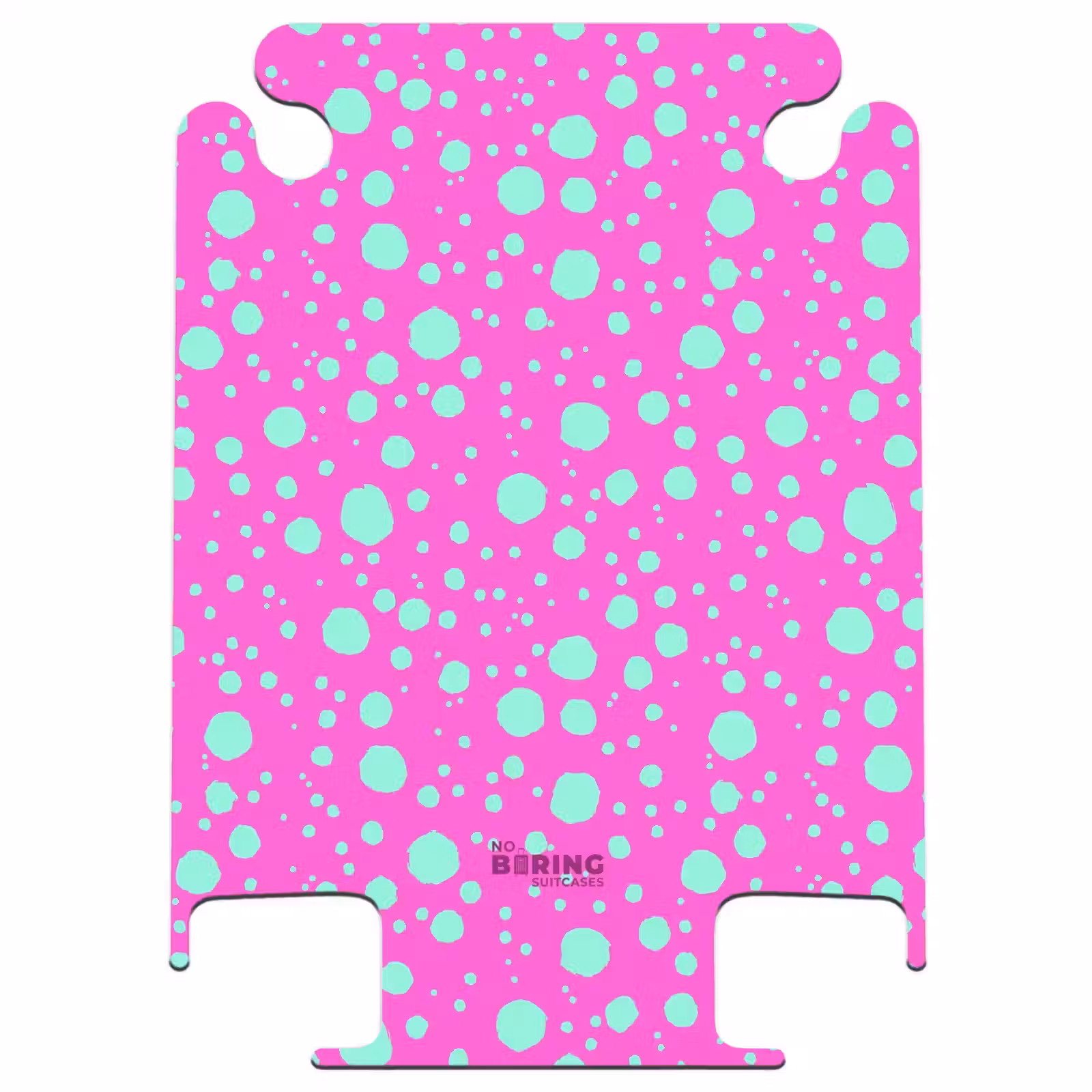 CaseSwap™ - Turquoise dots on bright pink background — 1