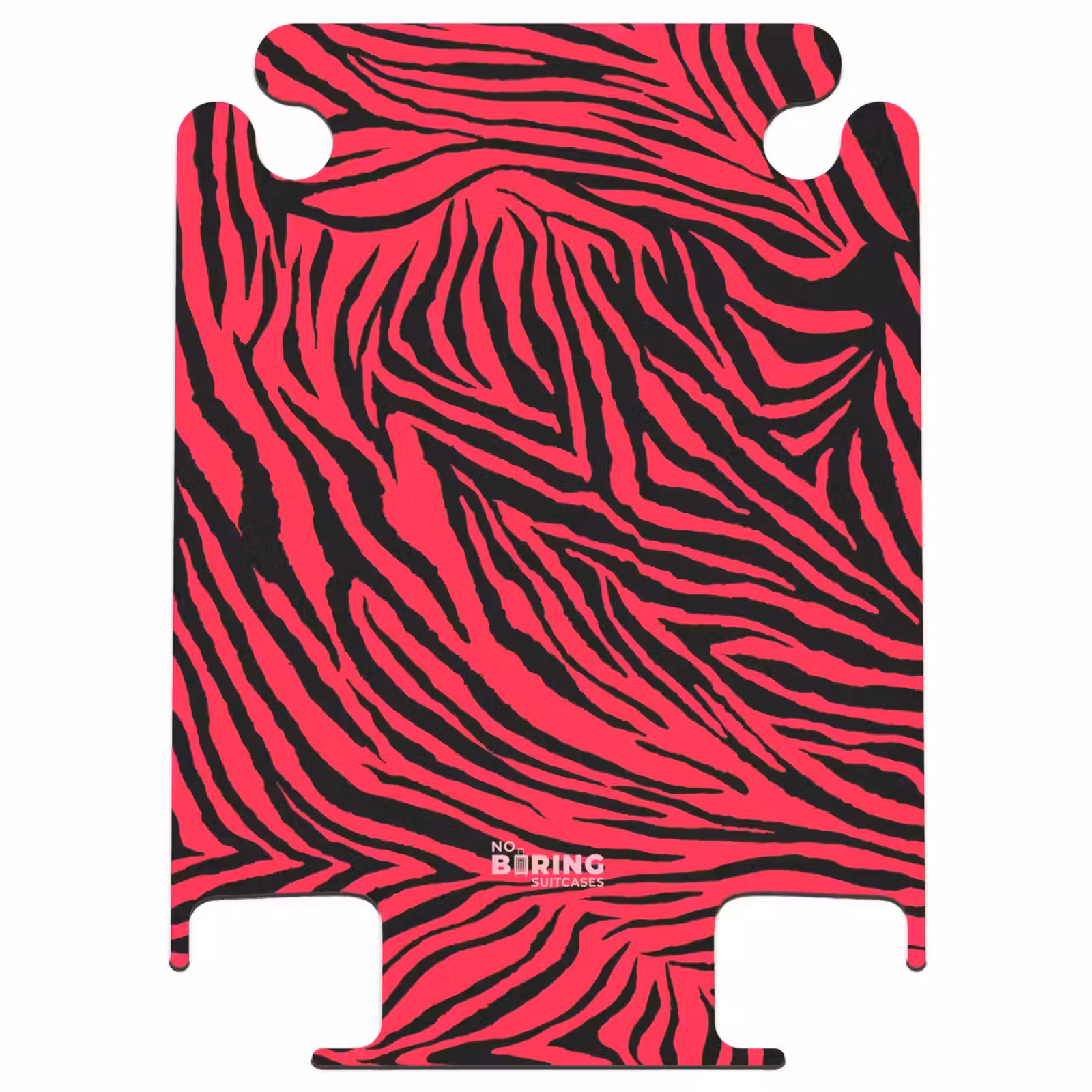 CaseSwap™ - Zebra stripes in black on bright pink background — 1