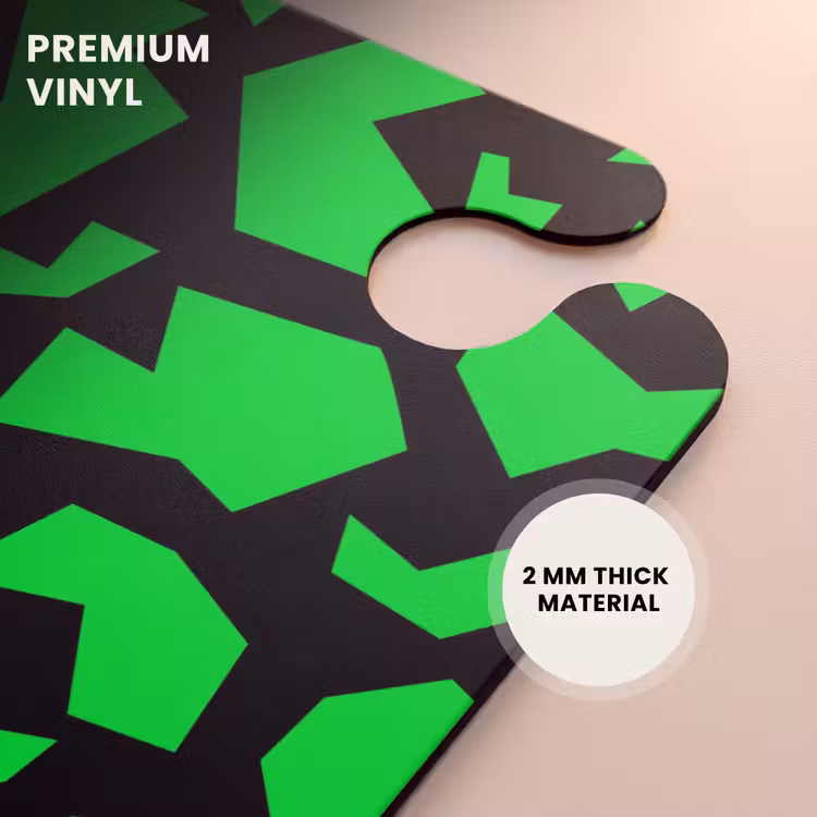 CaseSwap - Green fragments on black — 6