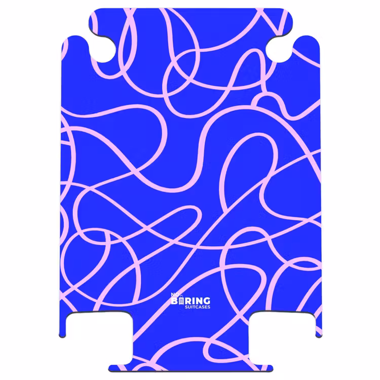 CaseSwap - Pink lines on cobalt blue — 1